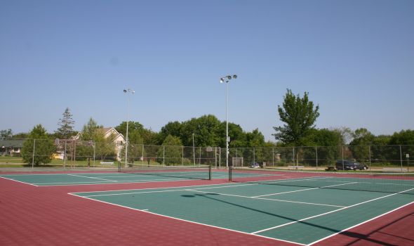 a - park - tennis courts